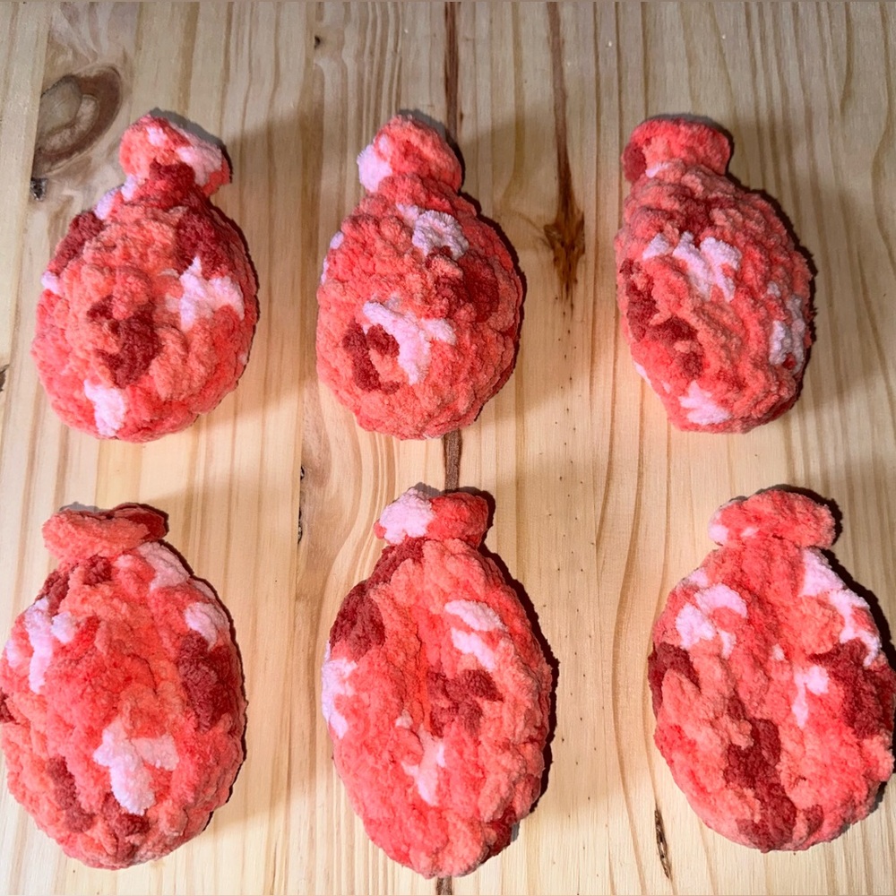 Handmade Crochet Water Balloons - Set of 6 - Rosey Posey